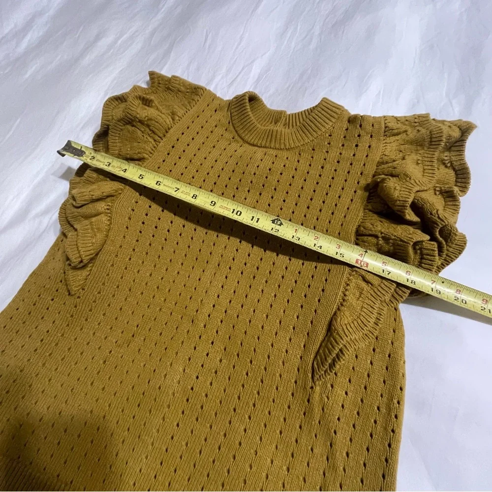 Who What Wear‎ Mustard Knit Sweater